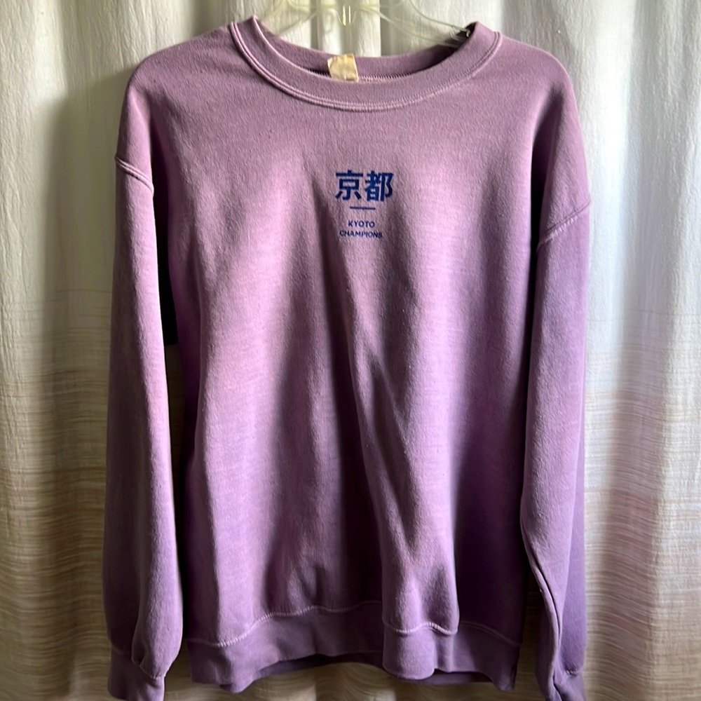 UO Purple Pullover Sweatshirt